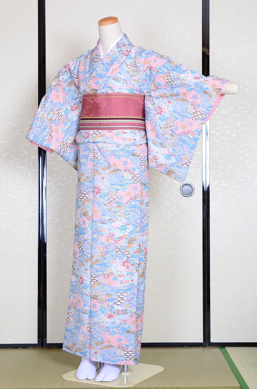 Japanese kimono 4 items set / PK #185
