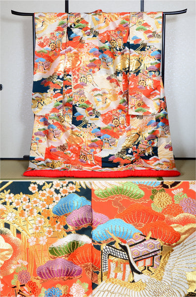 Braidal kimono / Uchikake / UK #46