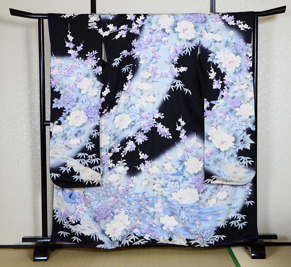 Long-sleeved kimono 6 items set / Furisode / FK#1-232