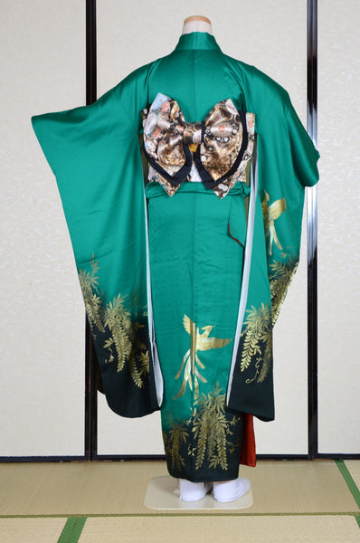 Long-sleeved kimono 6 items set / Furisode / FK#1-547