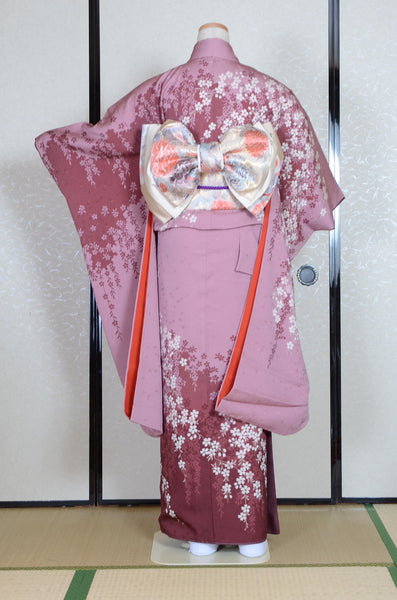 Long-sleeved kimono 6 items set / Furisode / FK#1-785