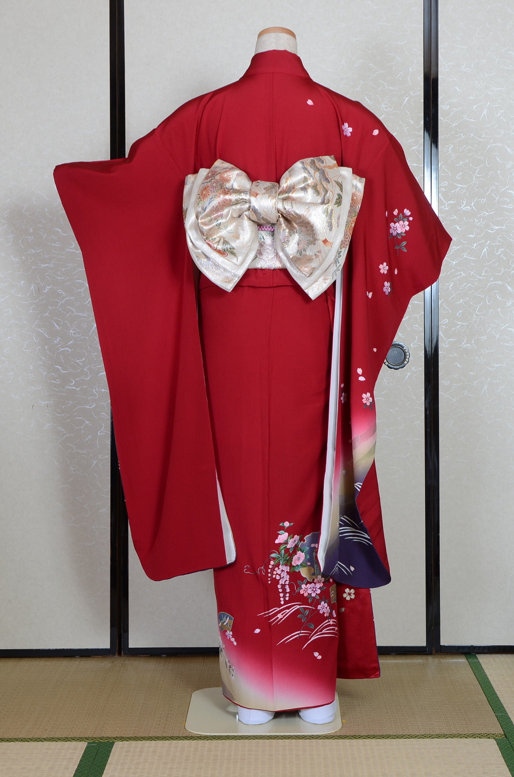 Long-sleeved kimono 6 items set / Furisode / FK#1-829