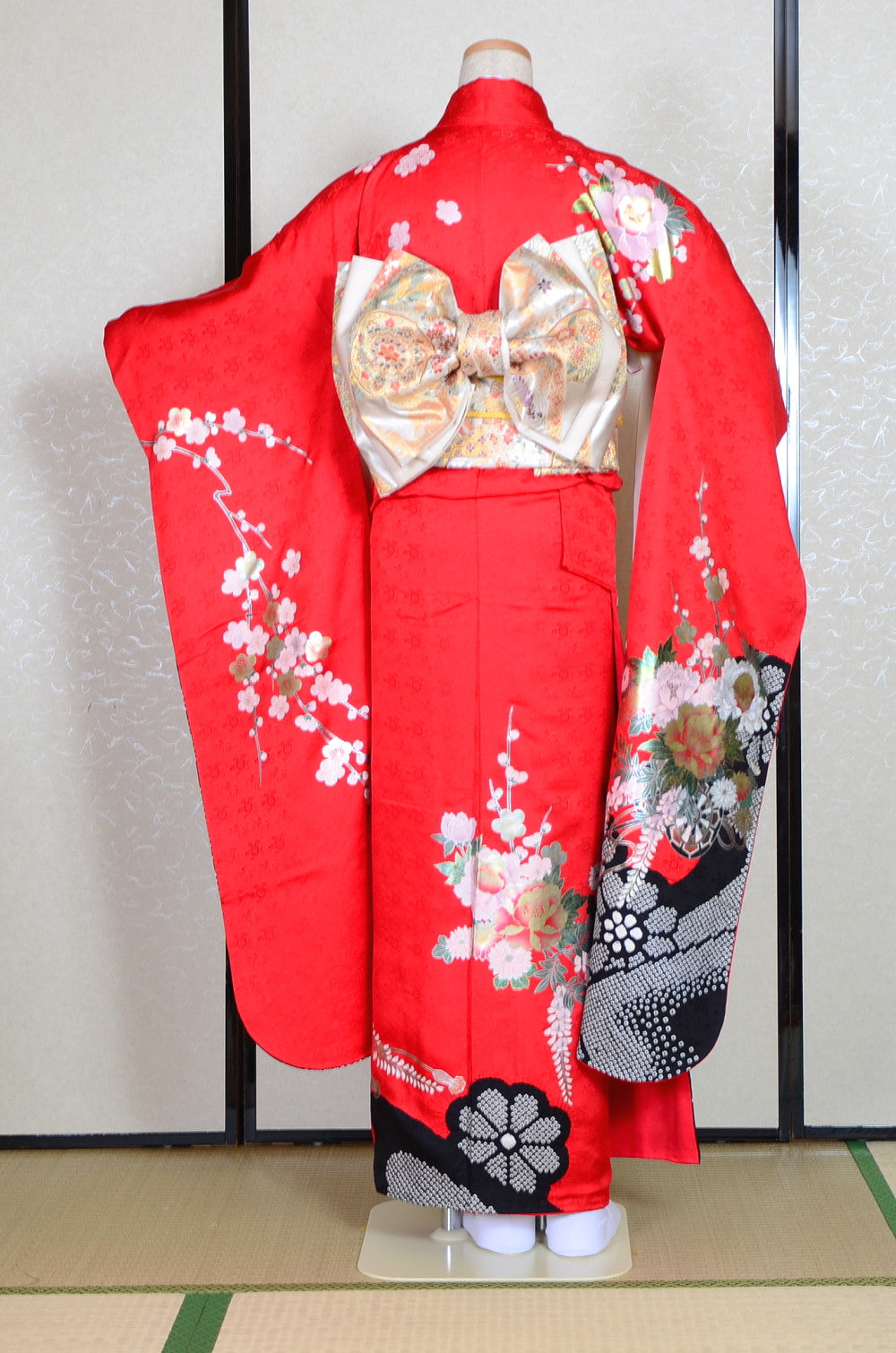 Long-sleeved kimono 6 items set / Furisode / FK#1-432