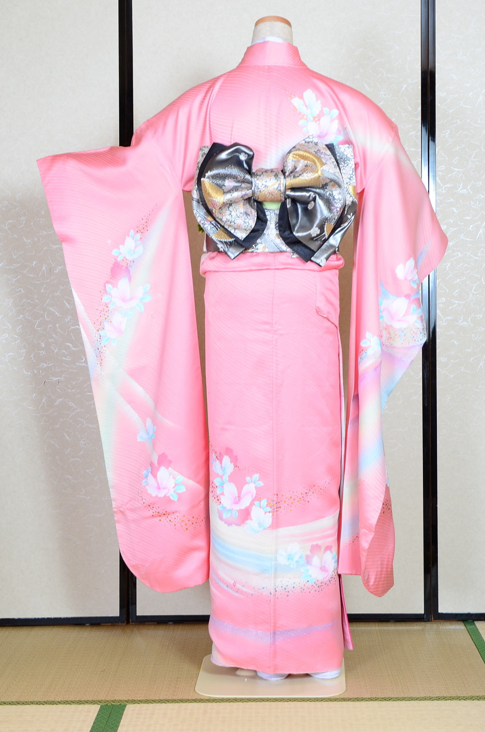 Long-sleeved kimono 6 items set / Furisode / FK#1-680