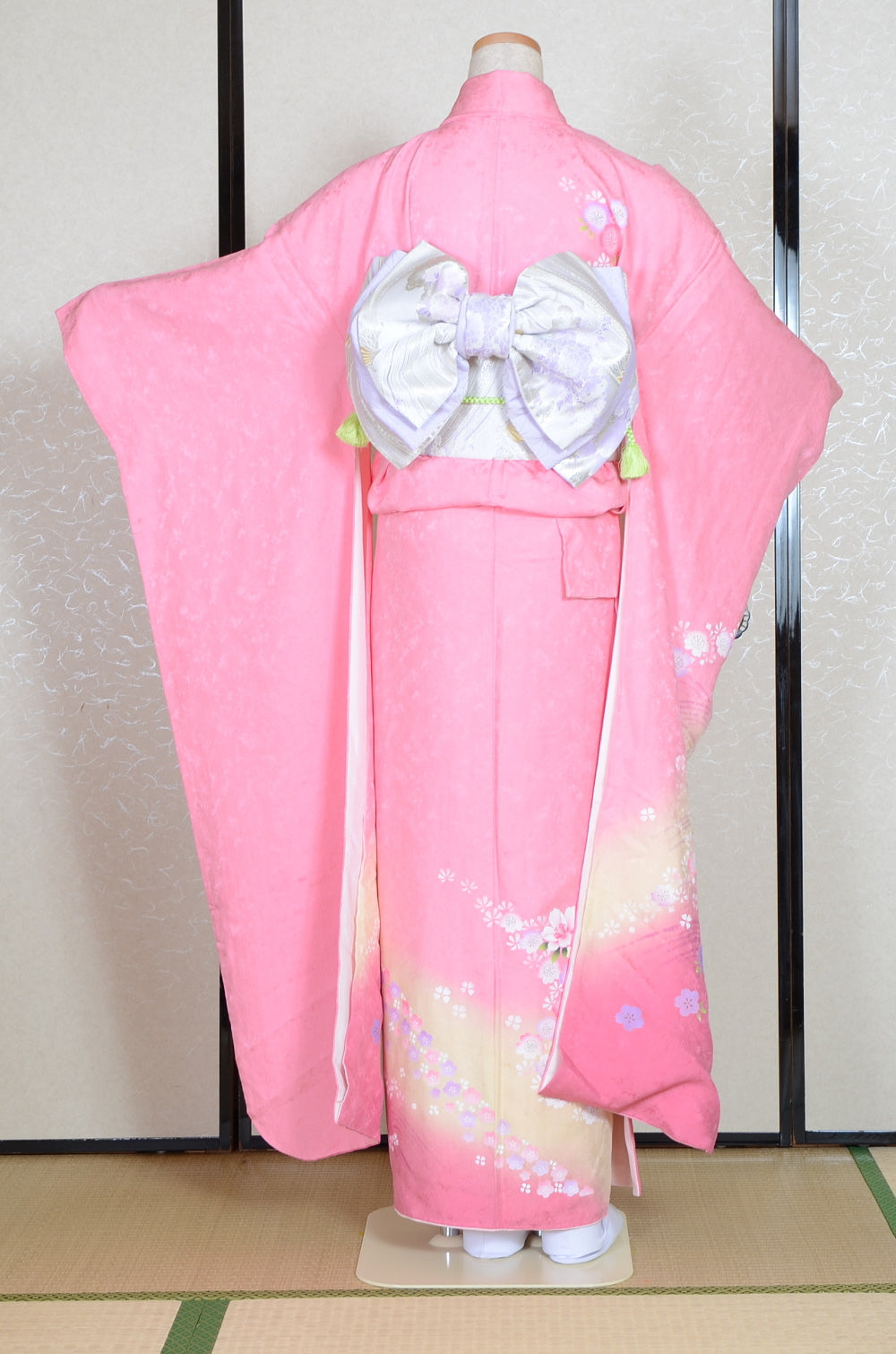 Long-sleeved kimono 6 items set / Furisode / FK#1-748
