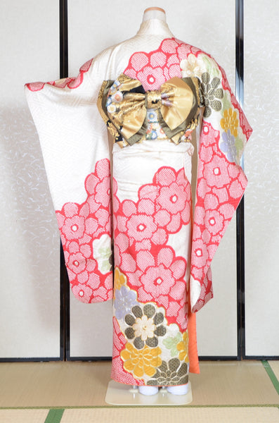 Long-sleeved kimono 6 items set / Furisode / FK#1-724