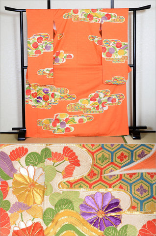 Long-sleeved kimono / Furisode / FK#1068