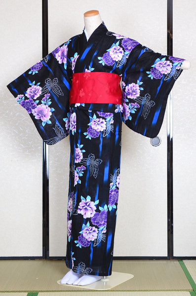 Japanese yukata kimono / ST #558
