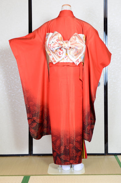 Long-sleeved kimono 6 items set / Furisode / FK#1-674