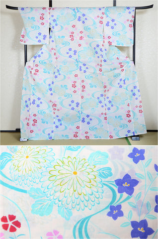 Japanese yukata kimono/ Plus size / P #264