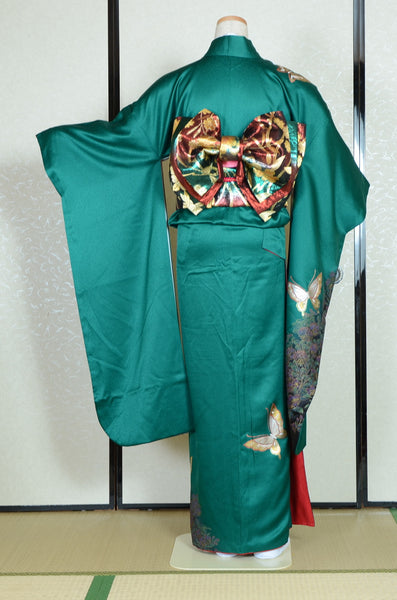 Long-sleeved kimono 6 items set / Furisode / FK#1-701