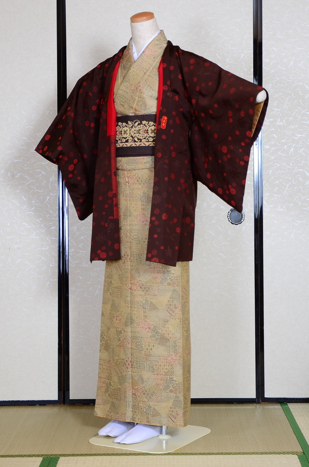 Japanese kimono & jacket set / SK#810