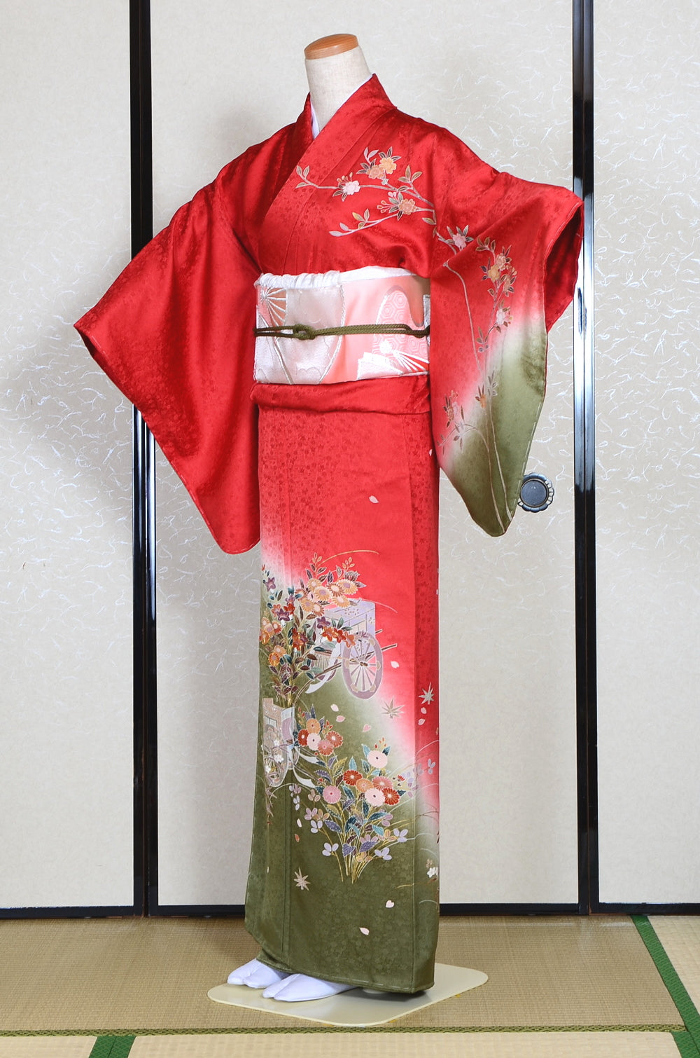 Japanese kimono 6 items set / TK #1351