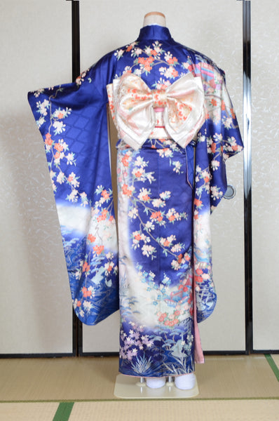 Long-sleeved kimono 6 items set / Furisode / FK#1-565