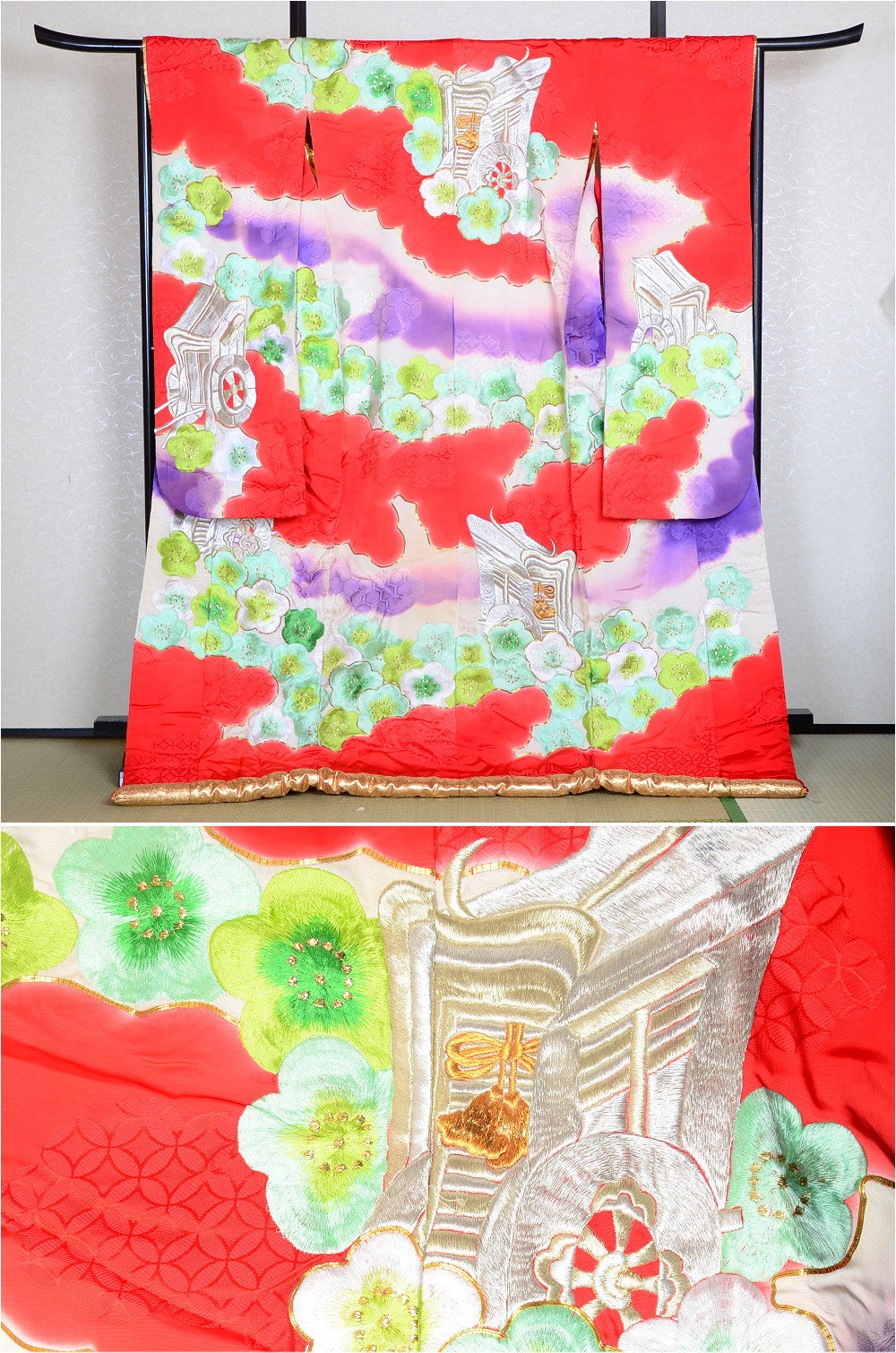 Braidal kimono / Uchikake / UK #40