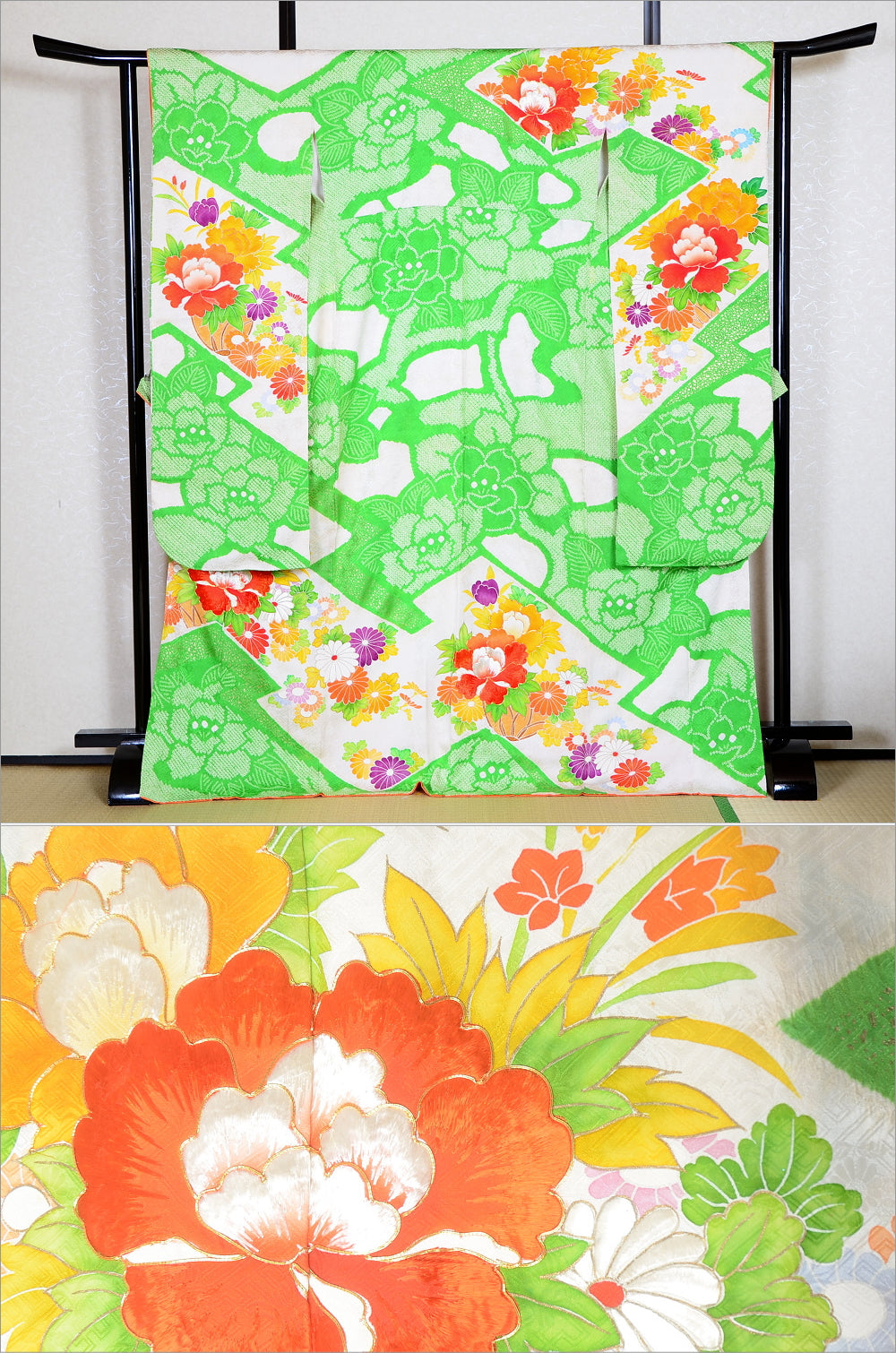 Long-sleeved kimono / Furisode / FK#1157