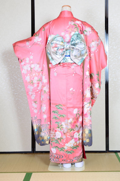 Long-sleeved kimono 6 items set / Furisode / FK#1-428