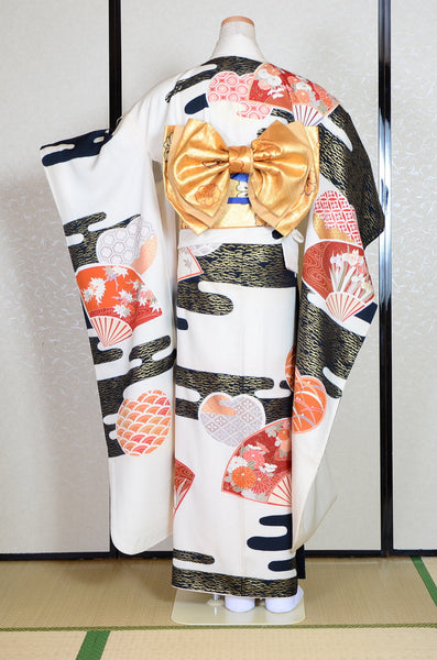Long-sleeved kimono 6 items set / Furisode / FK#1-439