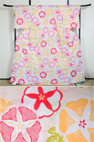 Japanese yukata kimono/ Plus size / P #268