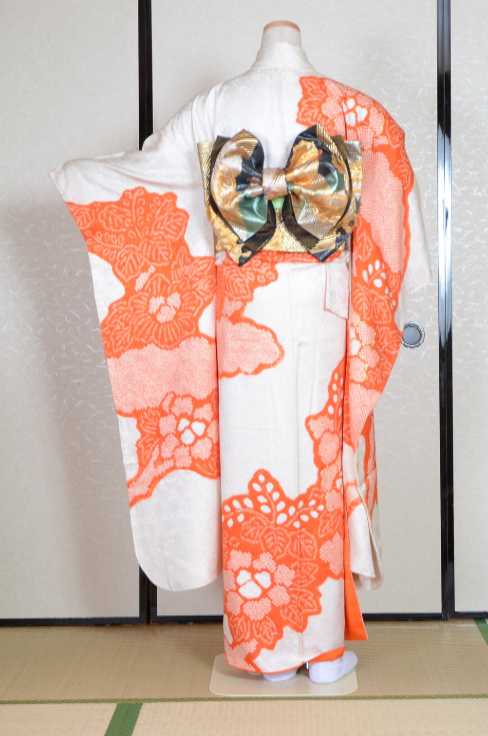 Long-sleeved kimono 6 items set / Furisode / FK#1-561