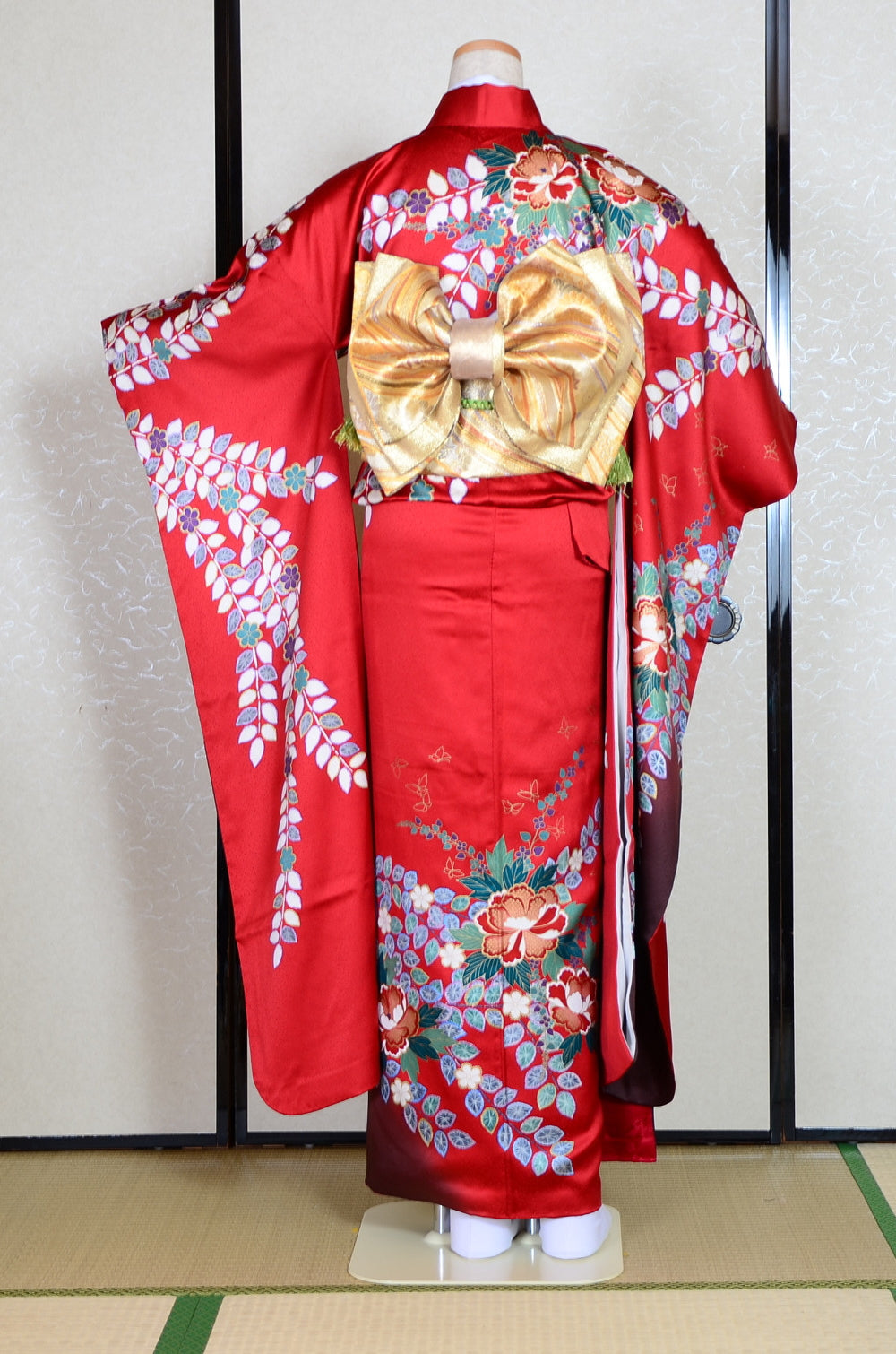 Long-sleeved kimono 6 items set / Furisode / FK#1-426