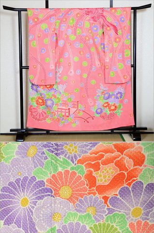 Long-sleeved kimono / Furisode / FK#1031