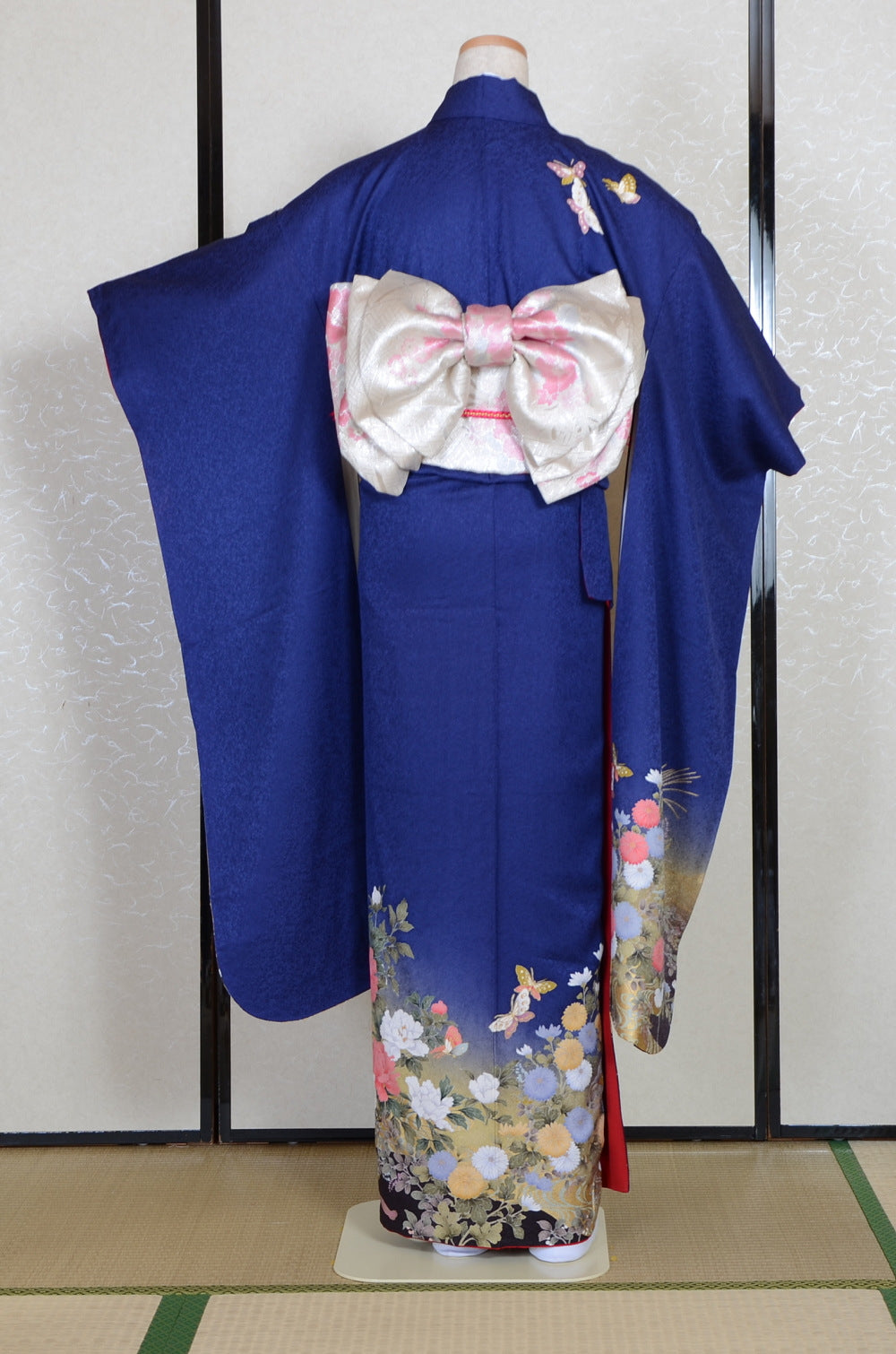 Long-sleeved kimono 6 items set / Furisode / FK#1-852