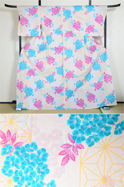 Japanese yukata kimono/ Plus size / P #267