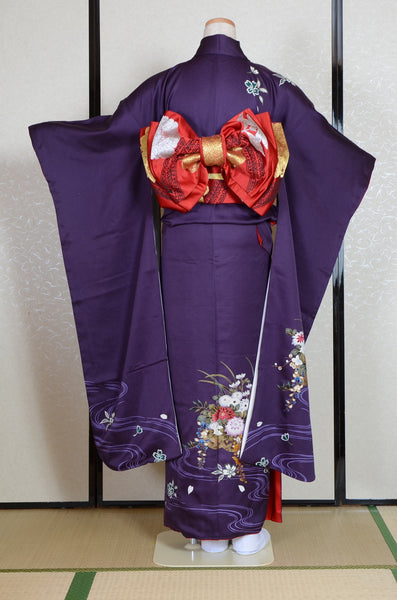 Long-sleeved kimono 6 items set / Furisode / FK#1-728