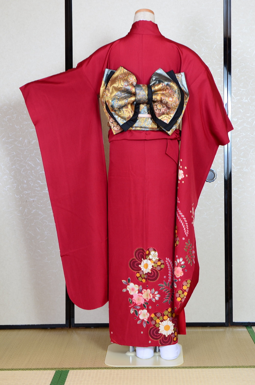 Long-sleeved kimono 6 items set / Furisode / FK#1-673