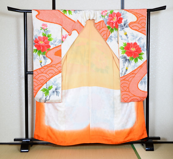 Long-sleeved kimono / Furisode / FK#1-634