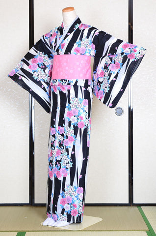 Japanese yukata kimono / ST #564