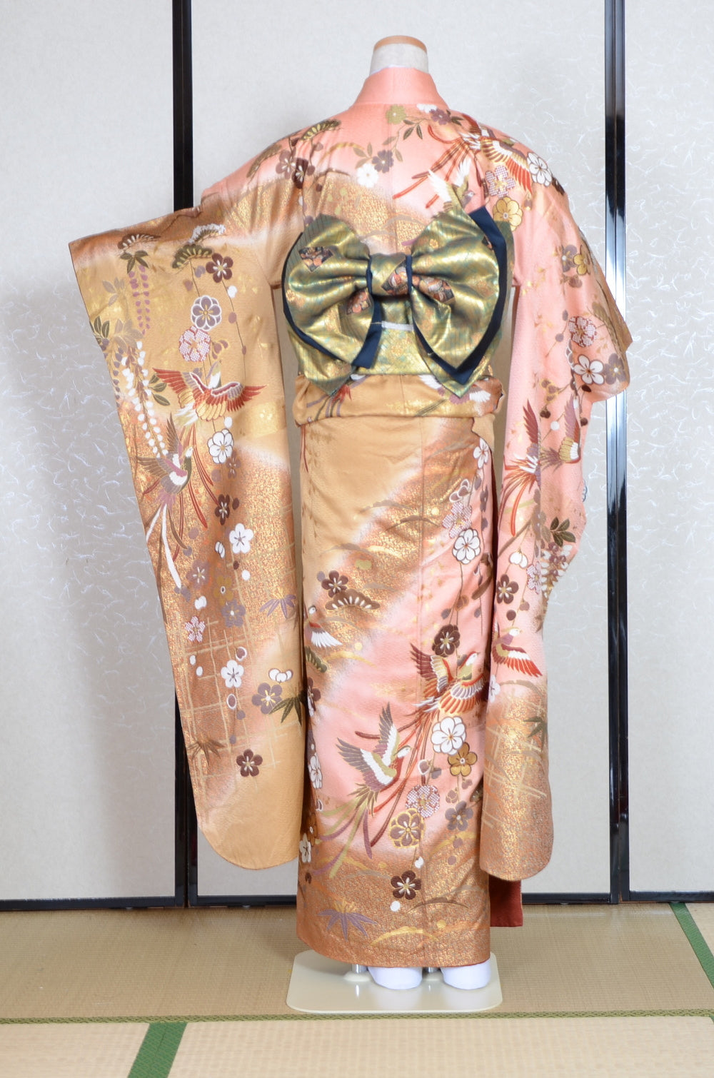 Long-sleeved kimono 6 items set / Furisode / FK#1-783