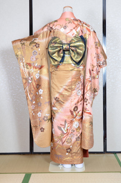 Long-sleeved kimono 6 items set / Furisode / FK#1-783