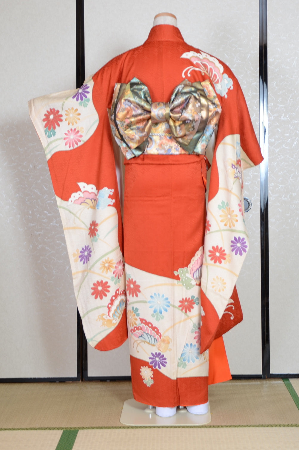 Long-sleeved kimono 6 items set / Furisode / FK#1-559