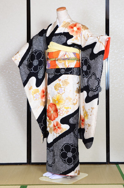 Long-sleeved kimono 6 items set / Furisode / FK#1189