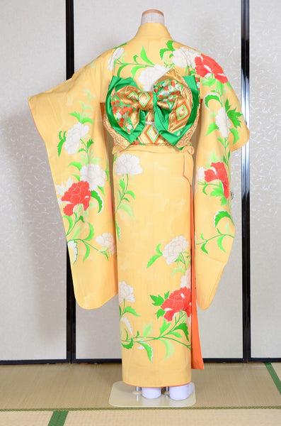 Long-sleeved kimono 6 items set / Furisode / FK#1-435