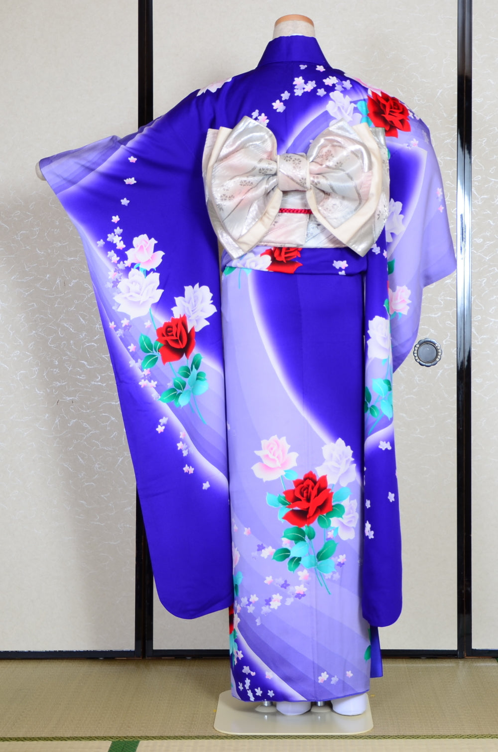 Long-sleeved kimono 6 items set / Furisode / FK#819