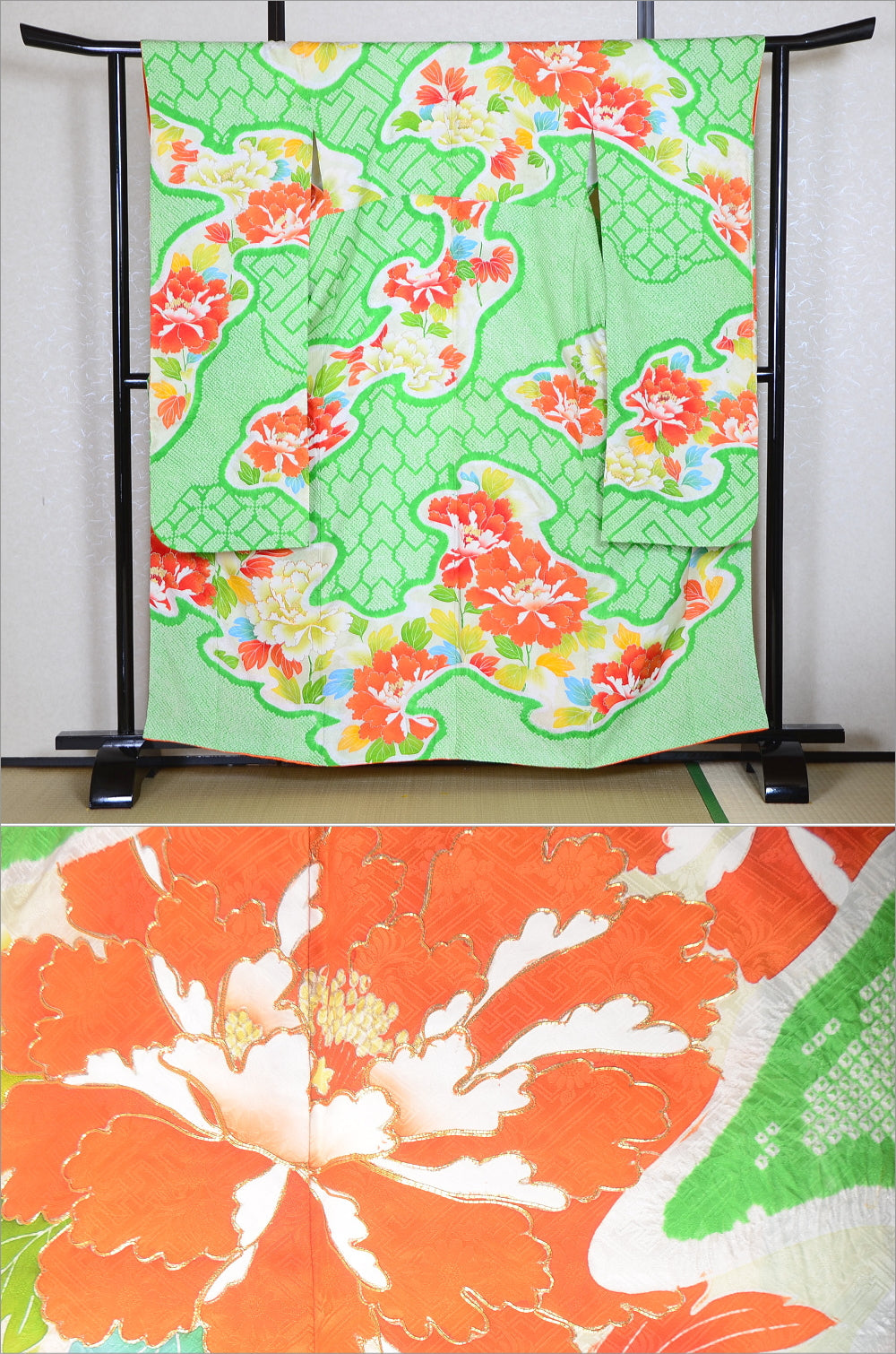 Long-sleeved kimono / Furisode / FK#1-350