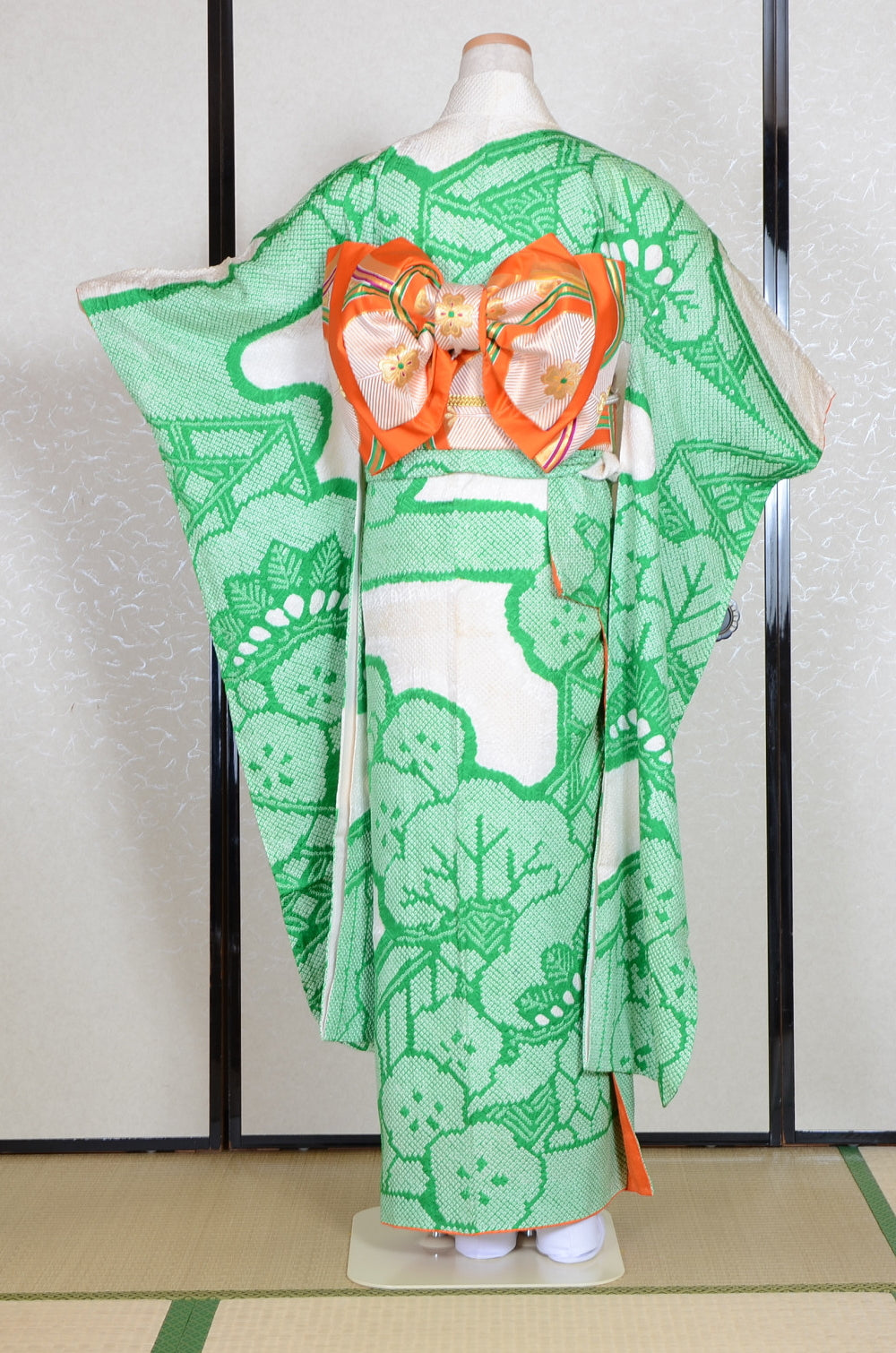 Long-sleeved kimono 6 items set / Furisode / FK#1-744