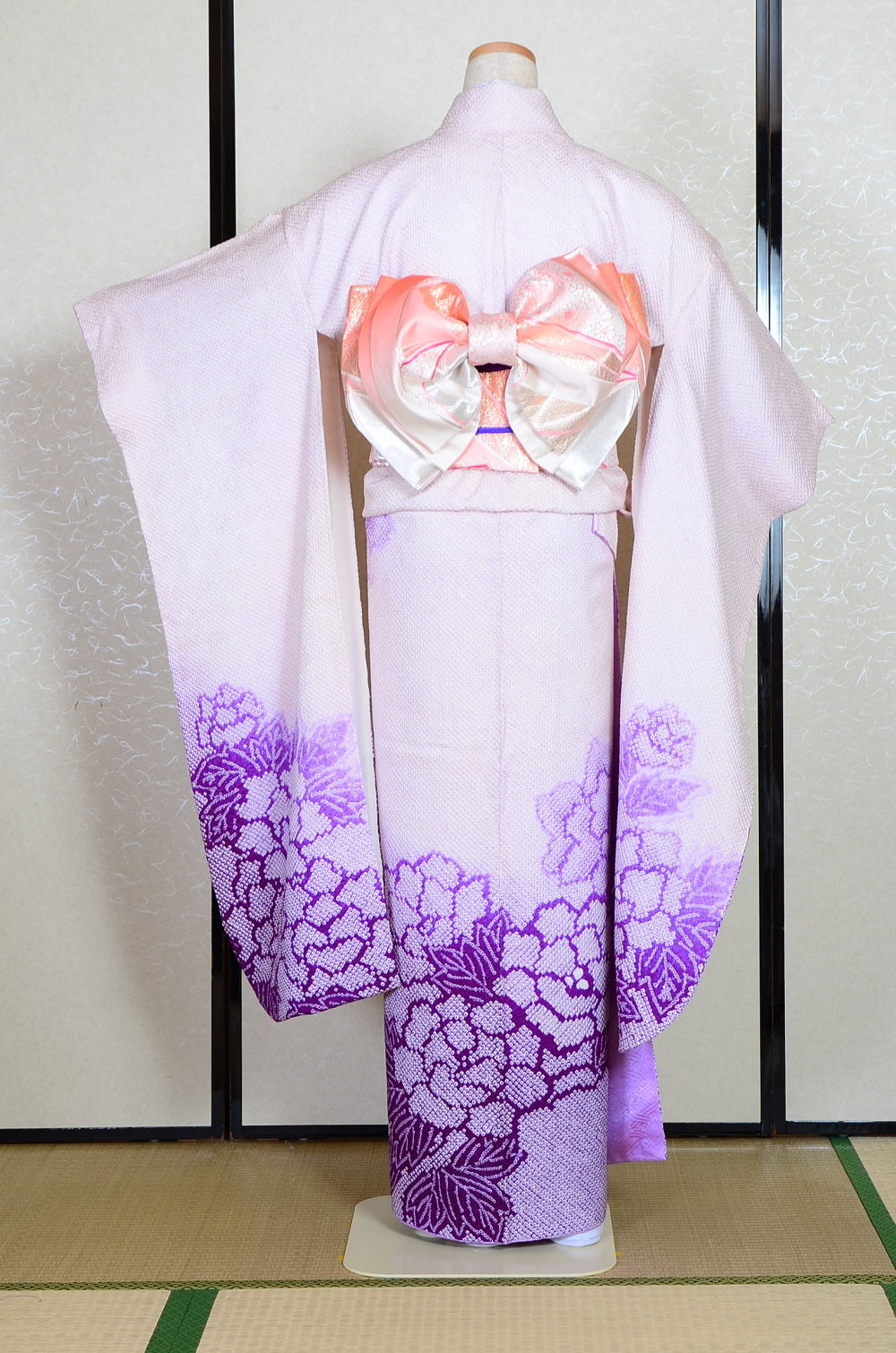 Long-sleeved kimono 6 items set / Furisode / FK#1-824