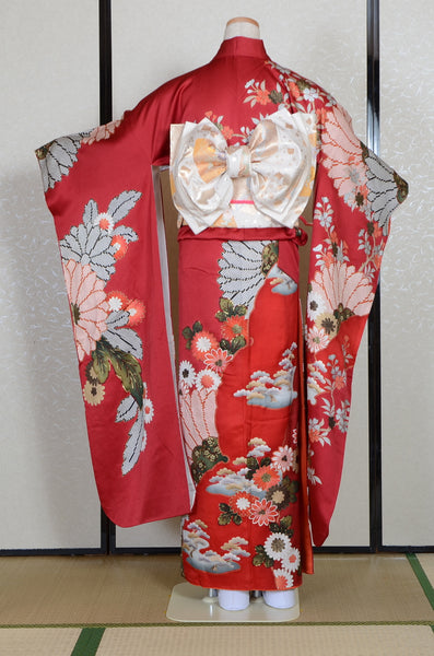 Long-sleeved kimono 6 items set / Furisode / FK#1-860