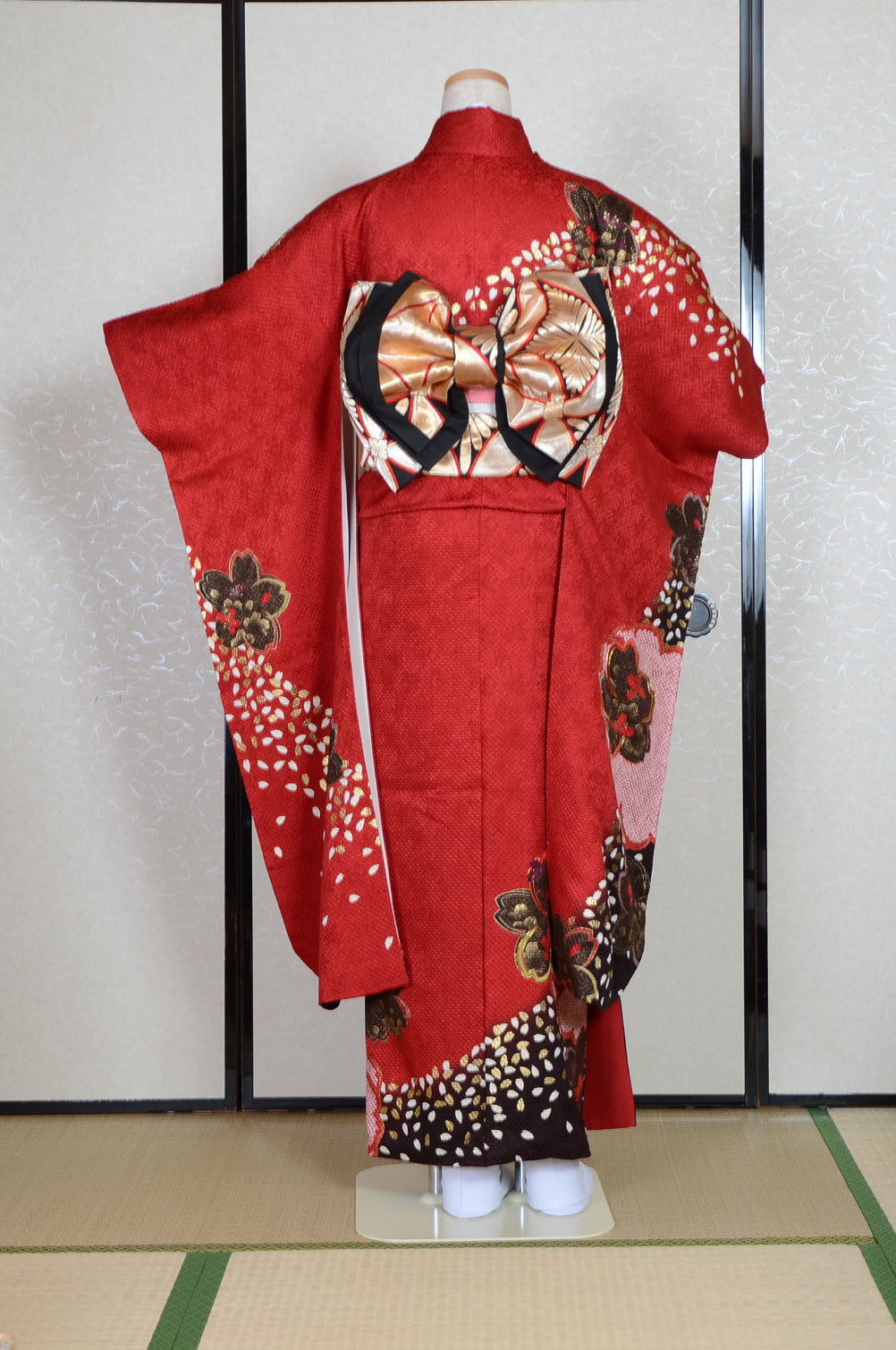 Long-sleeved kimono 6 items set / Furisode / FK#1-540
