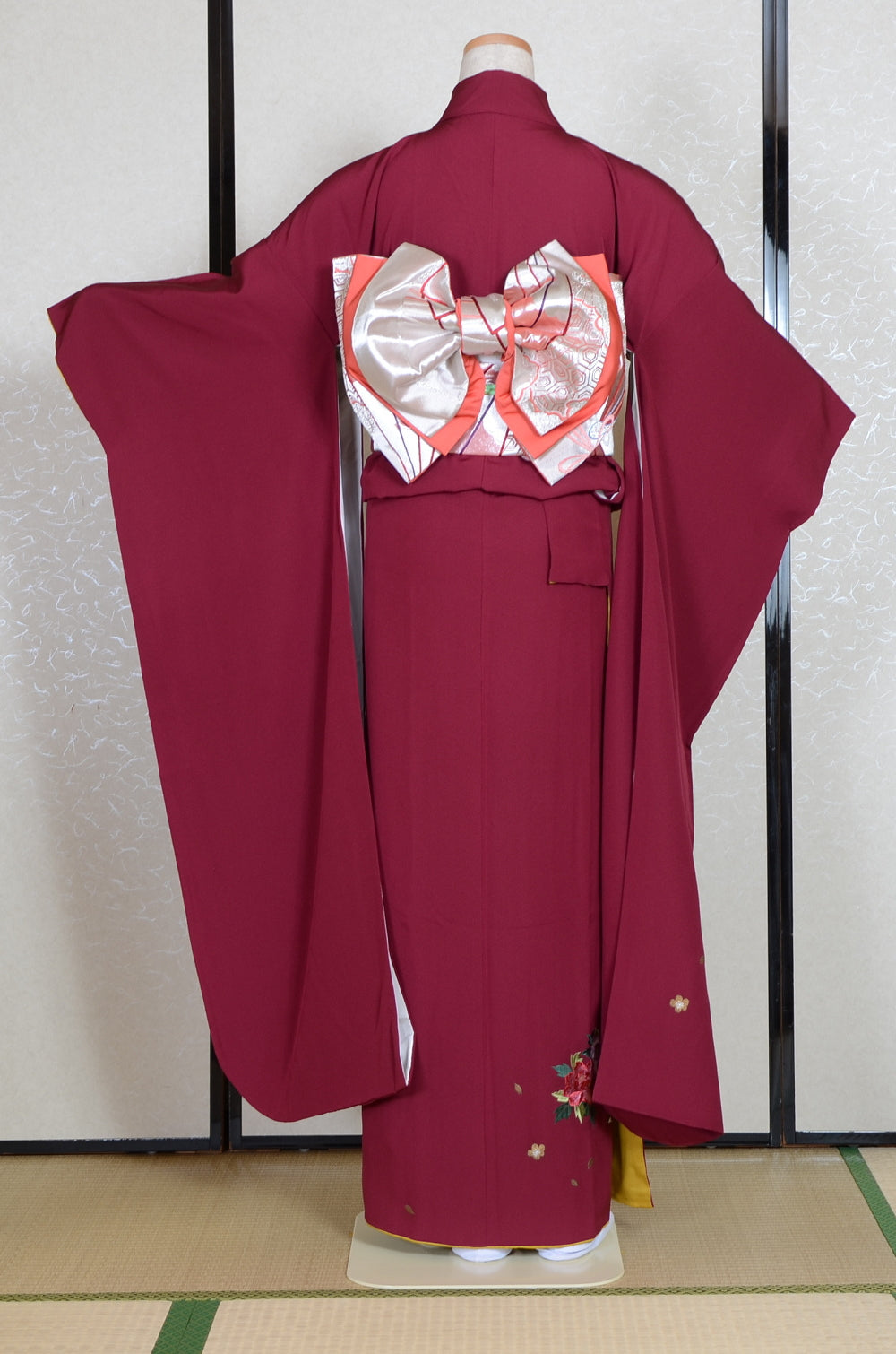 Long-sleeved kimono 6 items set / Furisode / FK#1-743