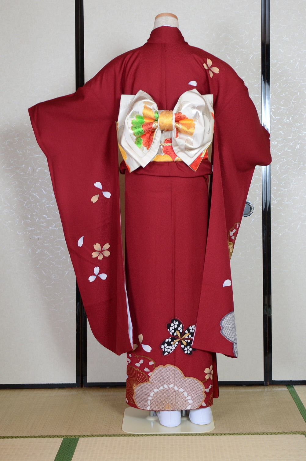 Long-sleeved kimono 6 items set / Furisode / FK#1-531