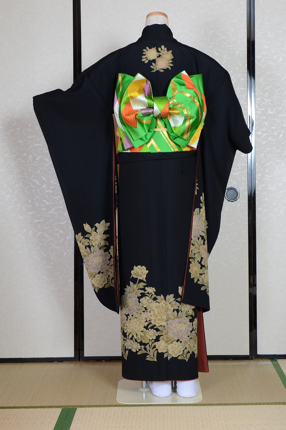 Long-sleeved kimono 6 items set / Furisode / FK#1-533