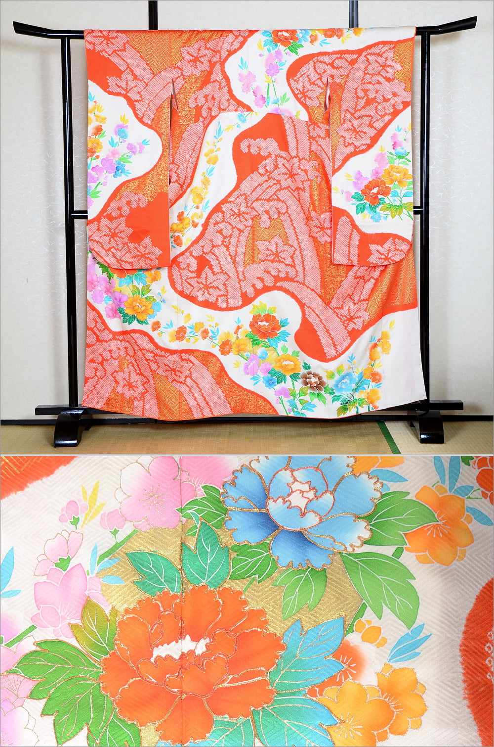 Long-sleeved kimono / Furisode / FK#1146