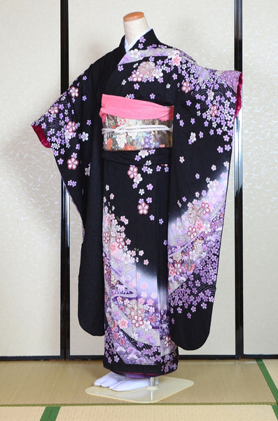 Long-sleeved kimono 6 items set / Furisode / FK#1-360