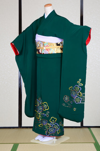 Long-sleeved kimono 6 items set / Furisode / FK#1-351