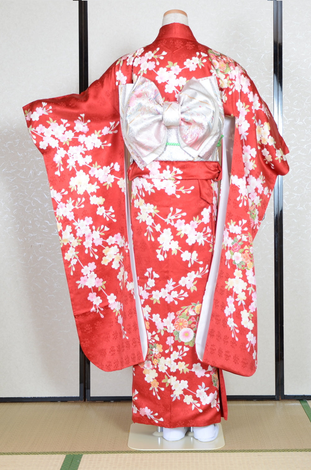 Long-sleeved kimono 6 items set / Furisode / FK#1-586
